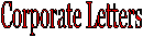 Corporate Letters