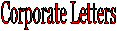 Corporate Letters